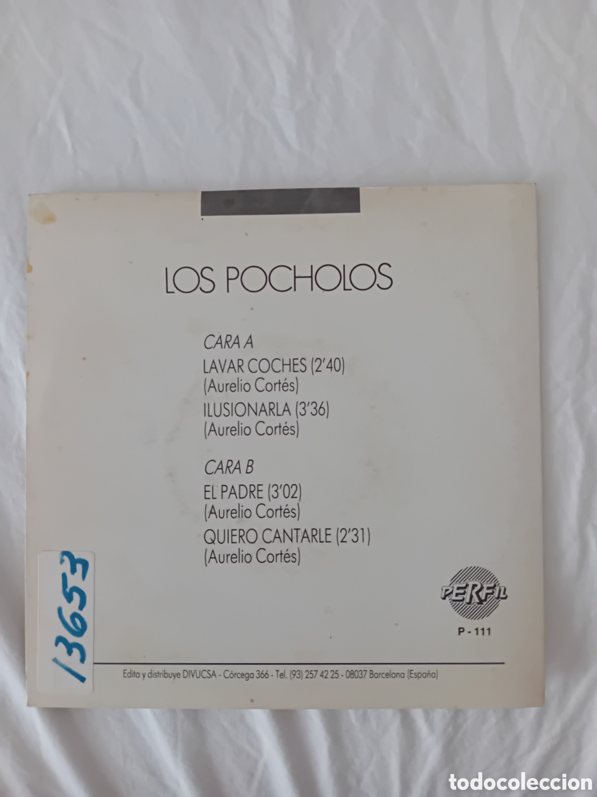 Discos de vinilo: LOS POCHOLOS. LAVAR COCHES - Foto 2