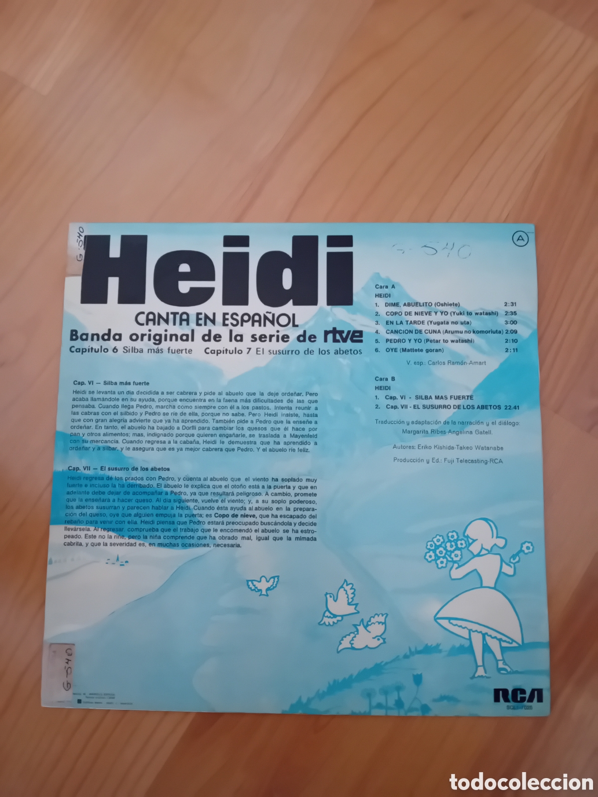 Discos de vinilo: HEIDI CANTA EN ESPA&Ntilde;OL - Foto 2