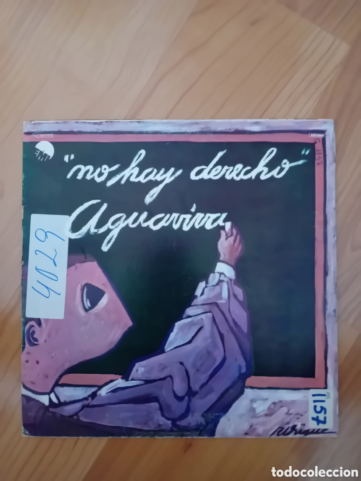 Discos de vinilo: AGUAVIVA. NO HAY DERECHO - Foto 1