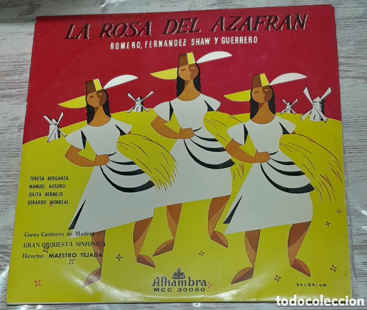 Discos de vinilo: LA ROSA DEL AZAFRAN - MAESTRO TEJADA - ALHAMBRA - Foto 1