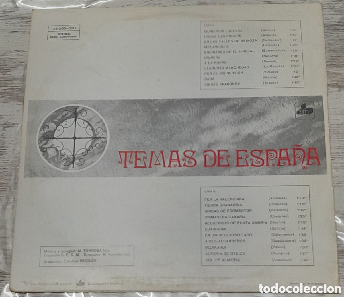 Discos de vinilo: TEMAS DE ESPA&Ntilde;A - DIM 1969 - Foto 2