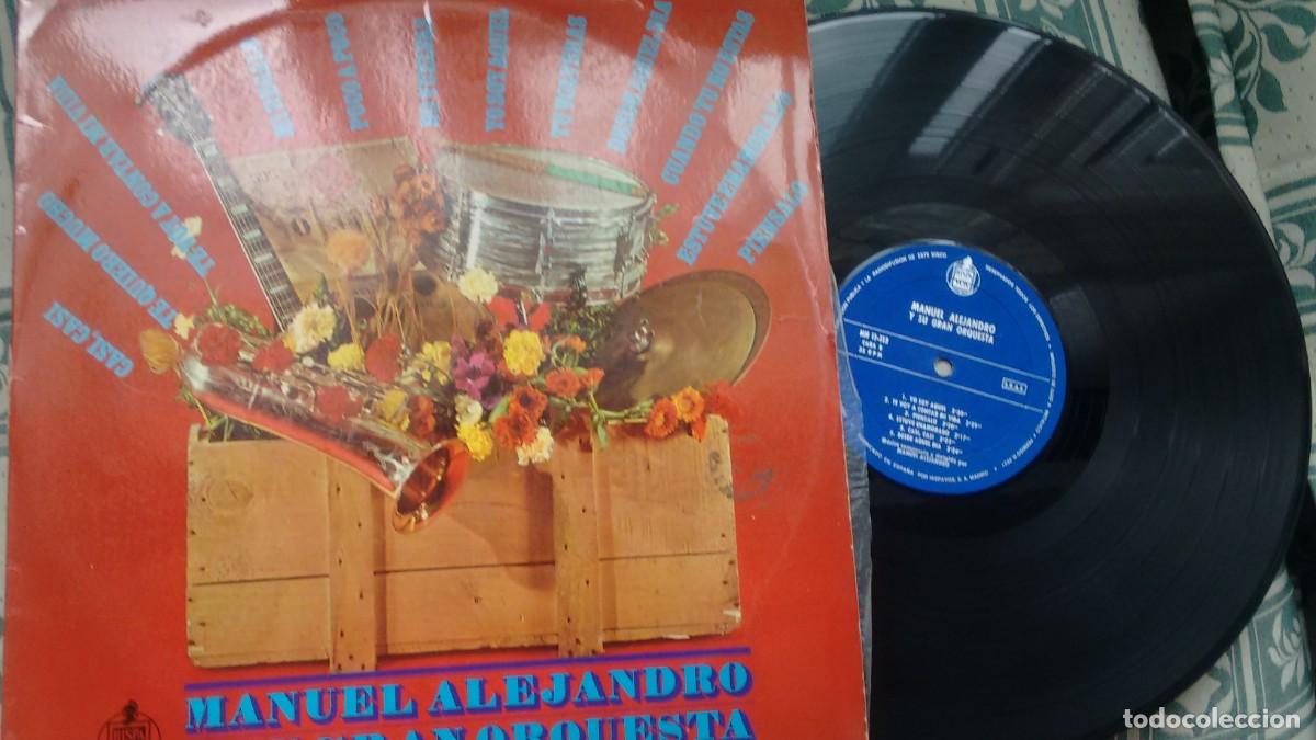 Discos de vinilo: LP (VINILO) DE MANUEL ALEJANDRO Y SU GRAN ORQUESTA - Foto 1