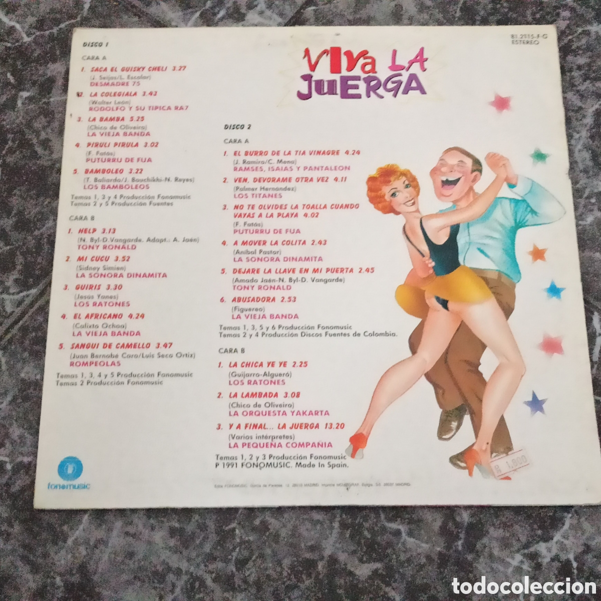 Discos de vinilo: Viva La Juerga (2xLP, Comp, P/Mixed) - Foto 2