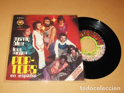 Discos de vinilo: POP-TOPS - MAMY BLUE (EN ESPA&Ntilde;OL) - SINGLE - 1971