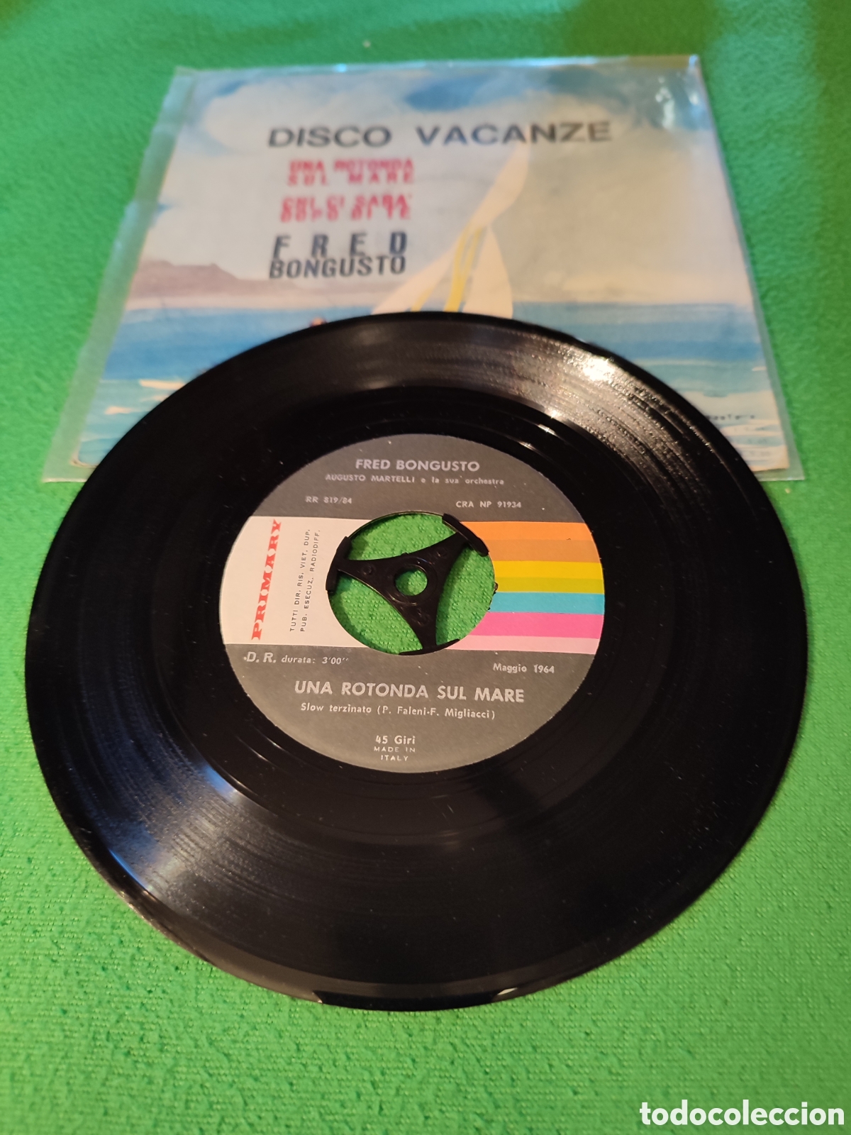 Discos de vinilo: Fred Bongusto - Una rotonda sul mare - Foto 2