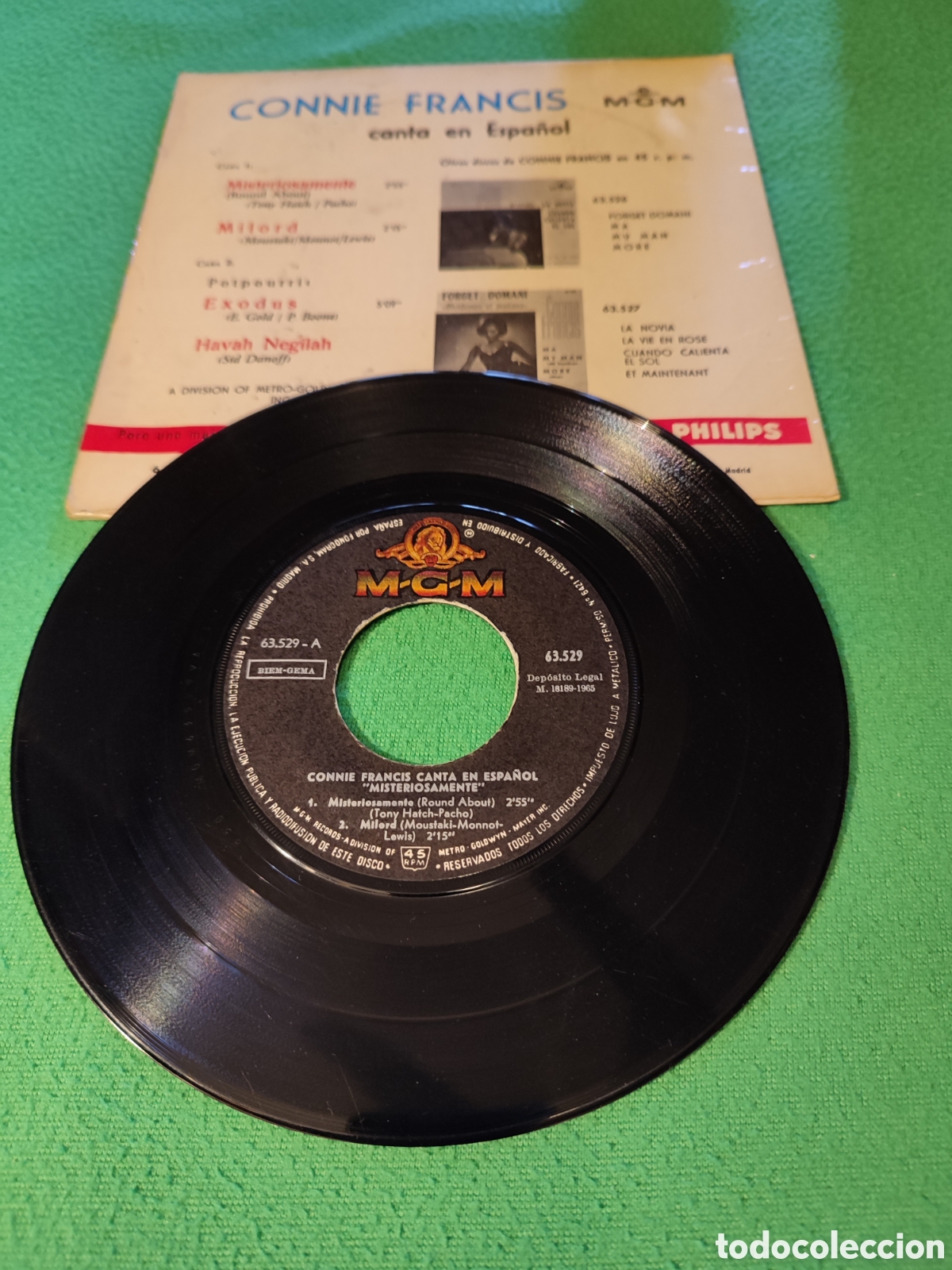 Discos de vinilo: Connie Francis - Misteriosamente+ 2 - Foto 2
