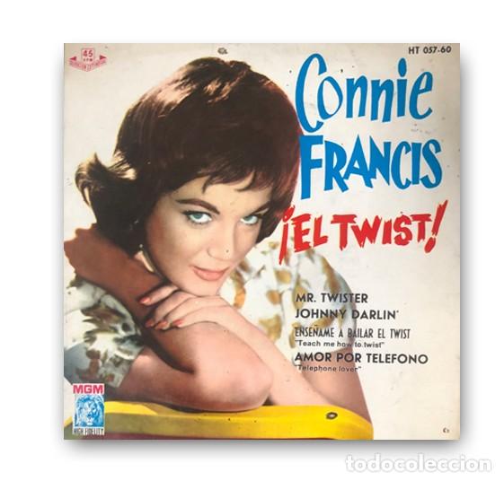 Discos de vinilo: Connie Francis &ndash; &iexcl;El Twist! SINGLE 7&rdquo; - Foto 1