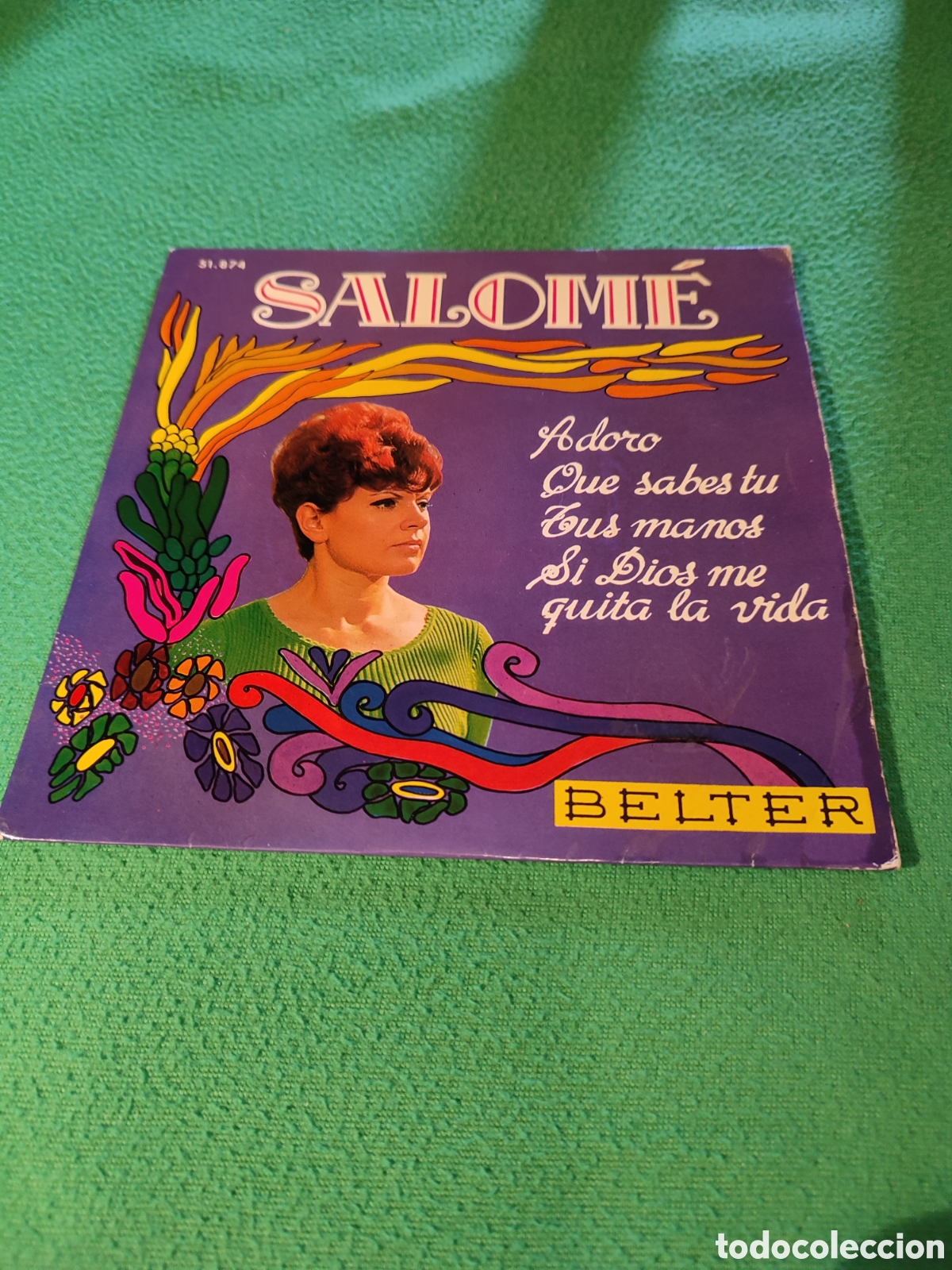 Discos de vinilo: Salom&eacute; - Adoro + 3 - Foto 1