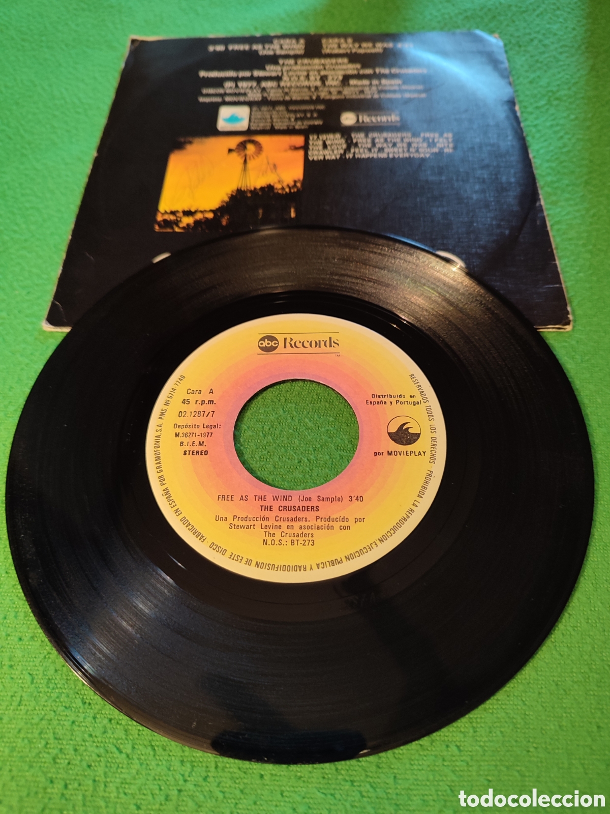 Discos de vinilo: The Crusaders - Free as the wind - Foto 2