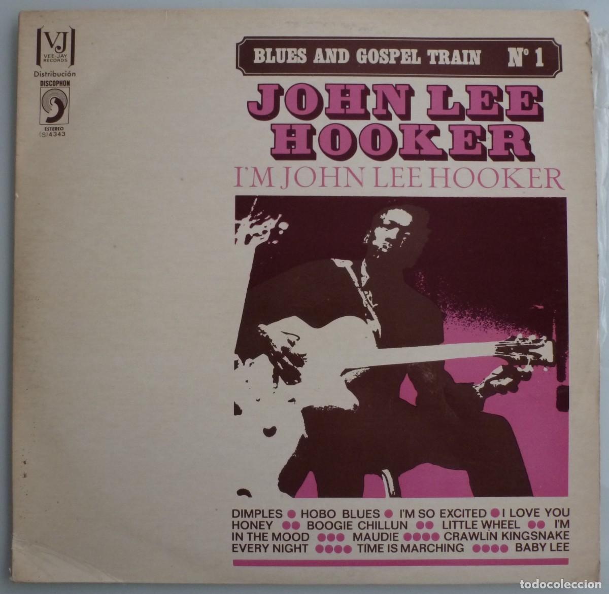 Discos de vinilo: JOHN LEE HOOKER - IM JOHN LEE HOOKER (LP DISCOPHON 1969) - Foto 1