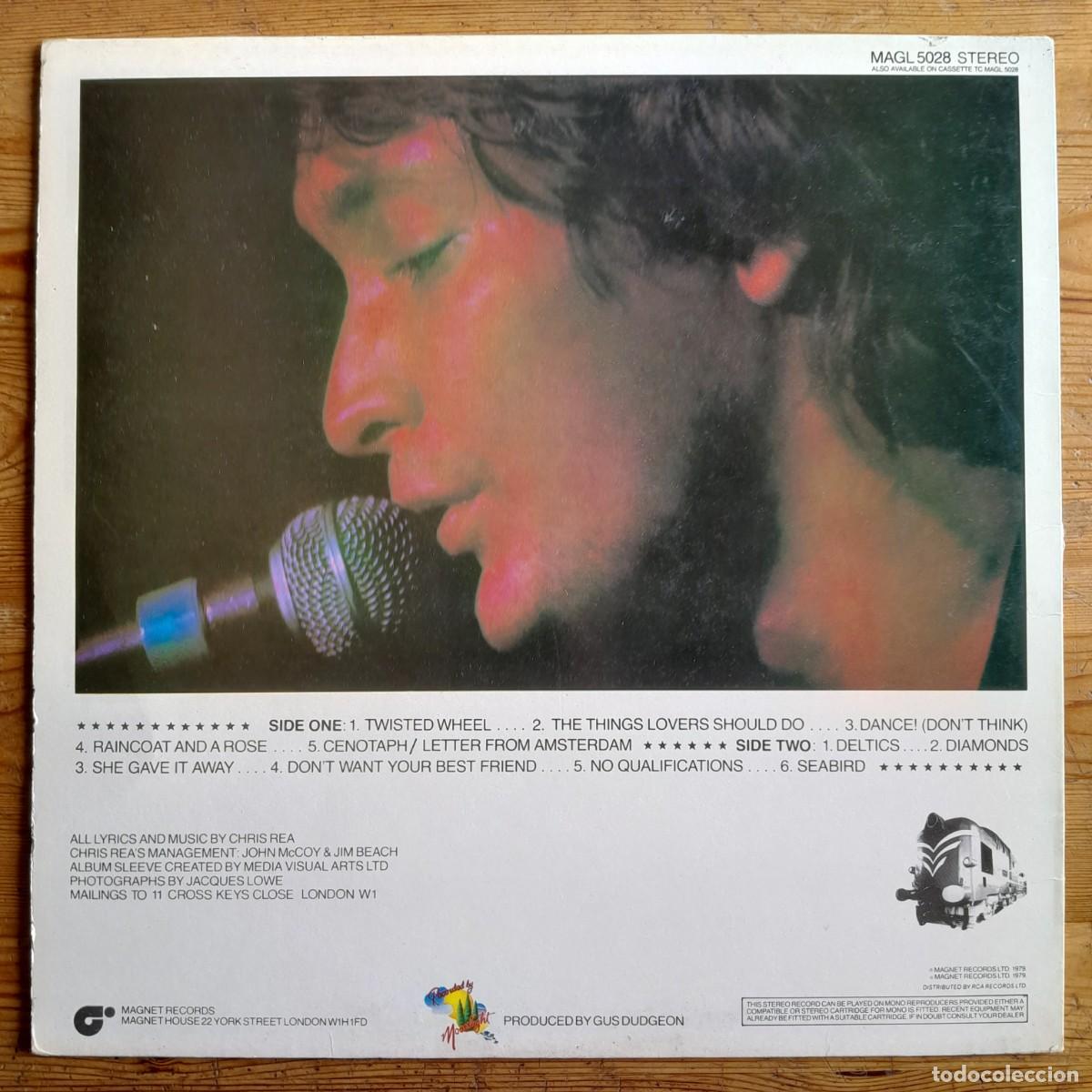 Discos de vinilo: CHRIS REA : DELTICS [MAGNET - UK 1979] LP - Foto 2