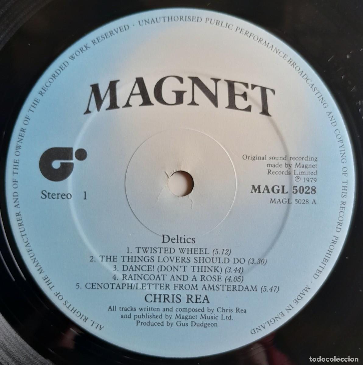 Discos de vinilo: CHRIS REA : DELTICS [MAGNET - UK 1979] LP - Foto 3