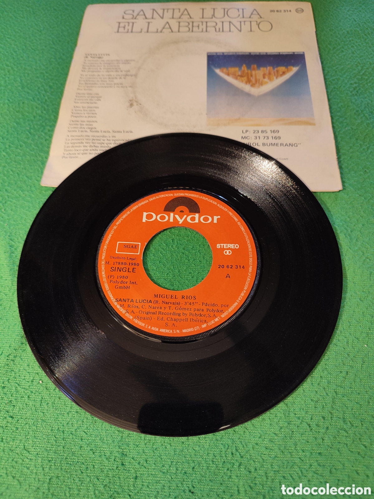Discos de vinilo: Miguel R&iacute;os - Santa Luc&iacute;a - Foto 2