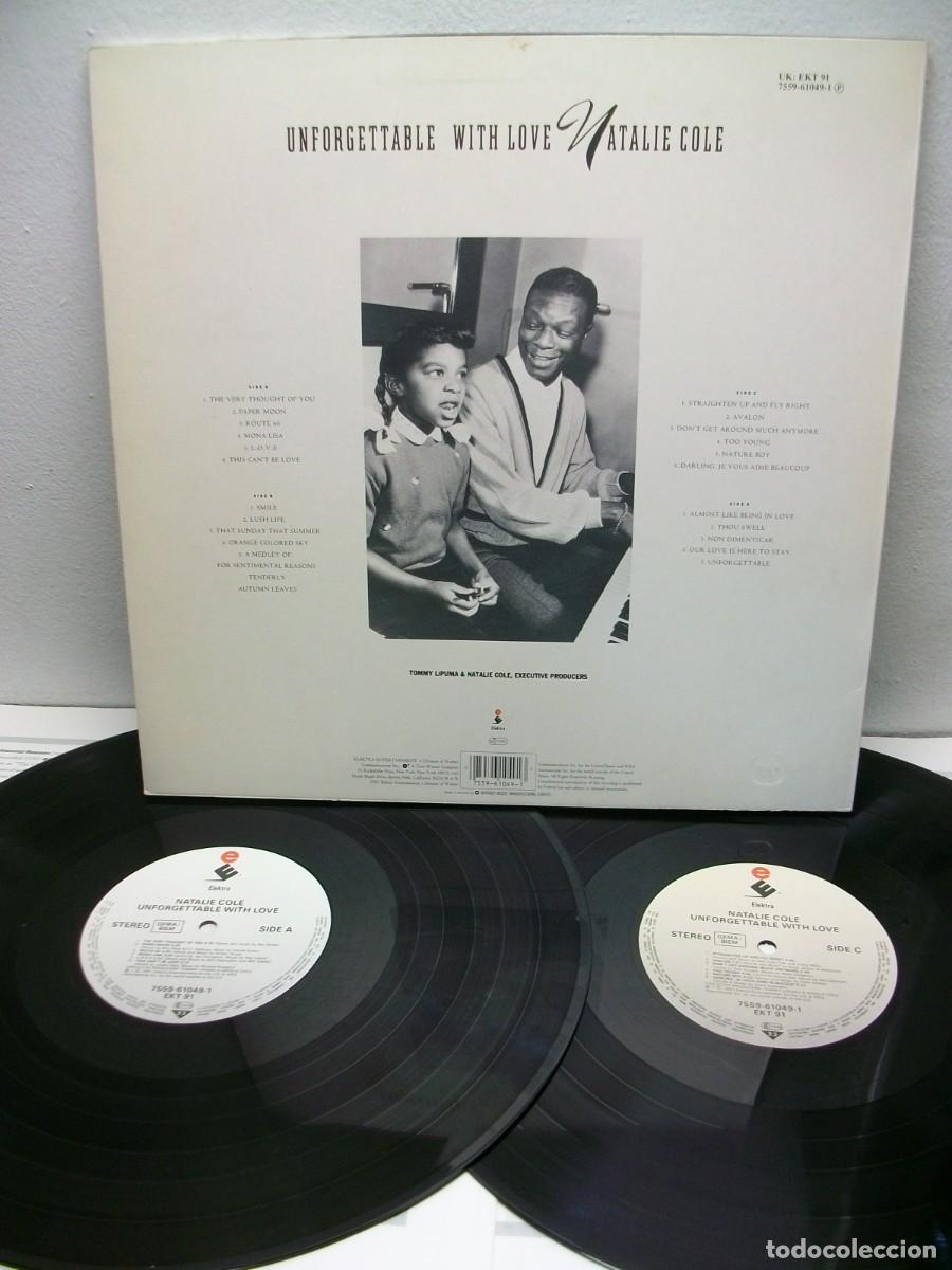 Discos de vinilo: Natalie COLE - Unforgettable 2 x LP 1991 - Foto 2