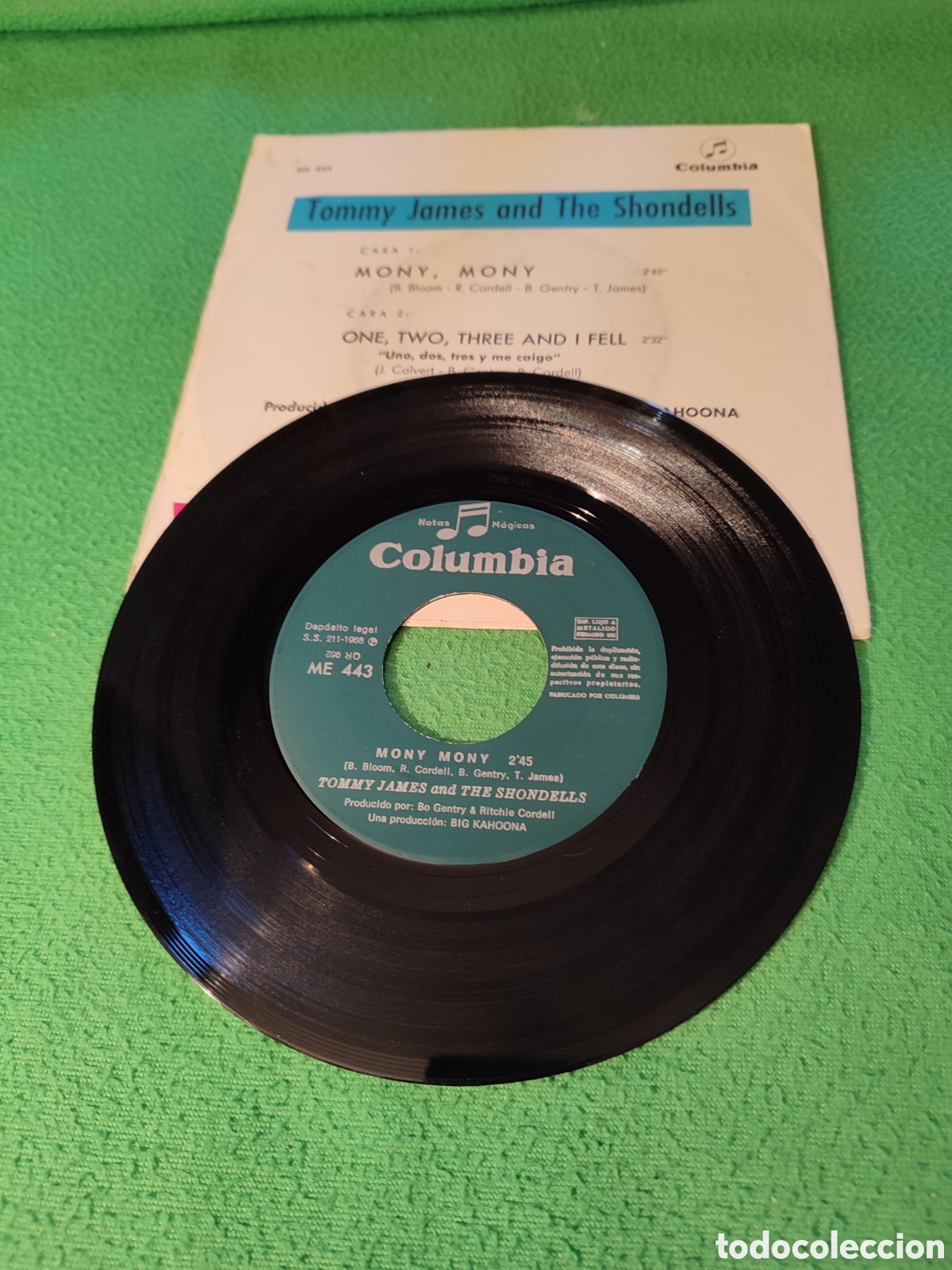 Discos de vinilo: Tommy James and The Shondells - Mony mony - Foto 2