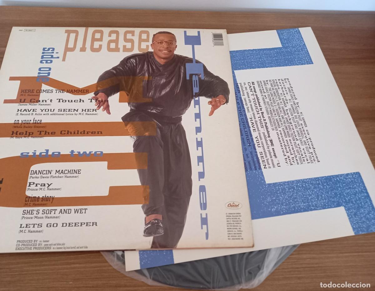 Discos de vinilo: M.C. HAMMER - PLEASE HAMMER DON&acute;T HURT EM - LP - 1990 - Foto 2