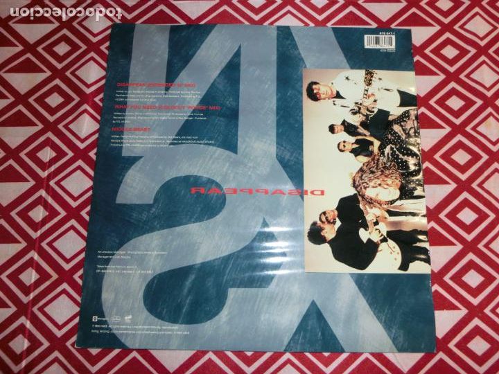 Discos de vinilo: INXS - DISAPPEAR - Foto 2