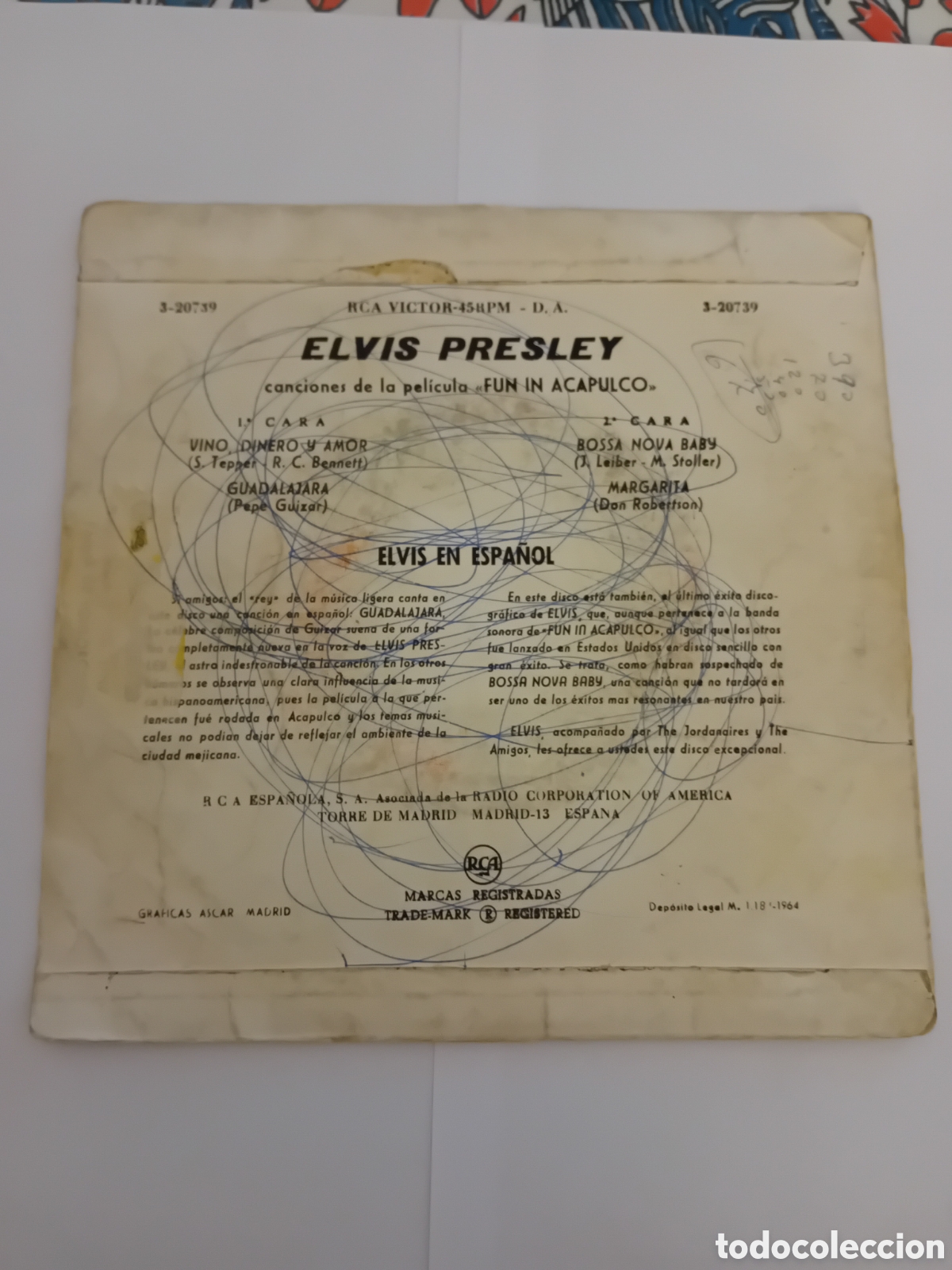 Discos de vinilo: ELVIS PRESLEY. FUN IN ACAPULCO - Foto 2