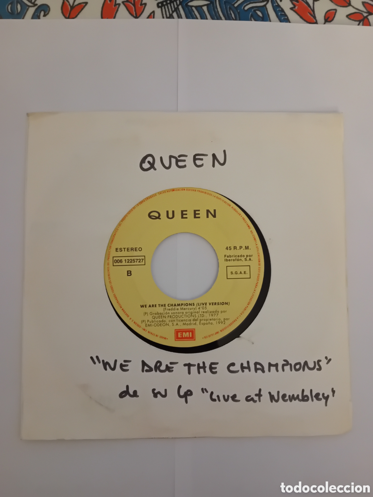 Discos de vinilo: QUEEN. WE ARE THE CHAMPIONS - Foto 1
