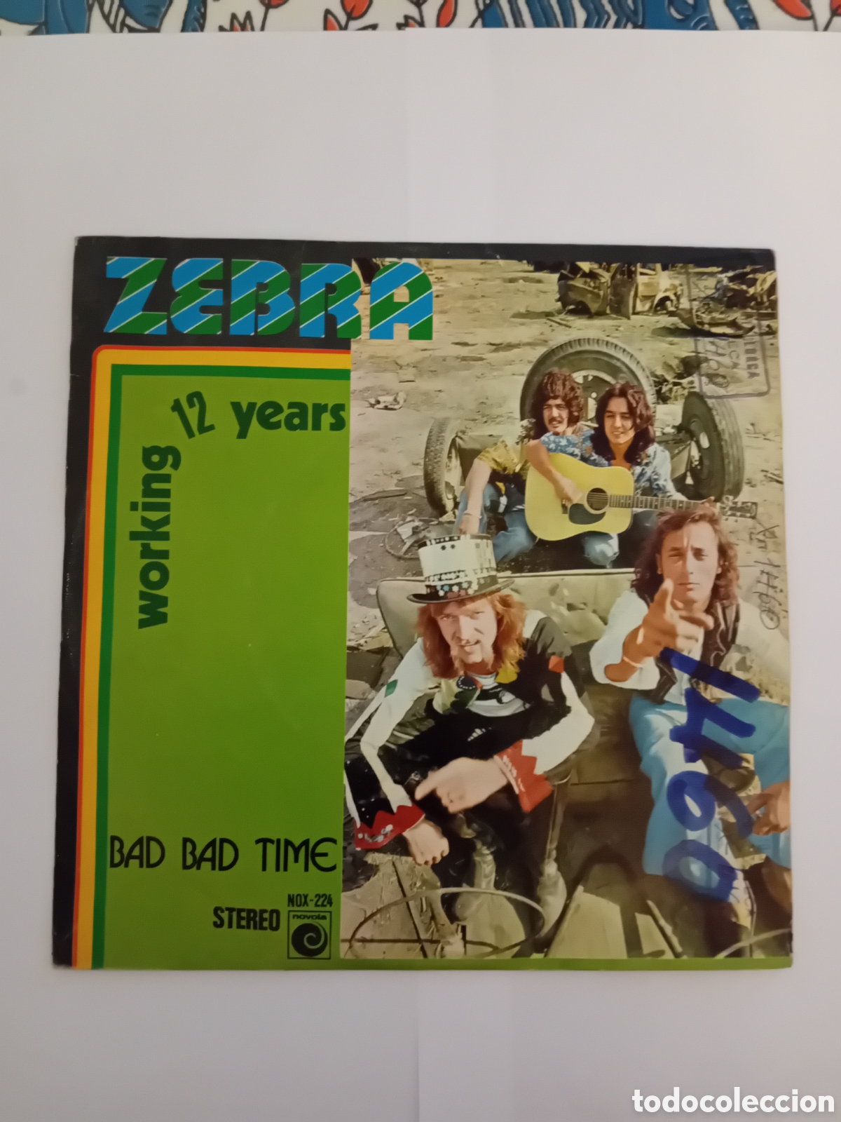 Discos de vinilo: ZEBRA. WORKING 12 YEARS - Foto 1