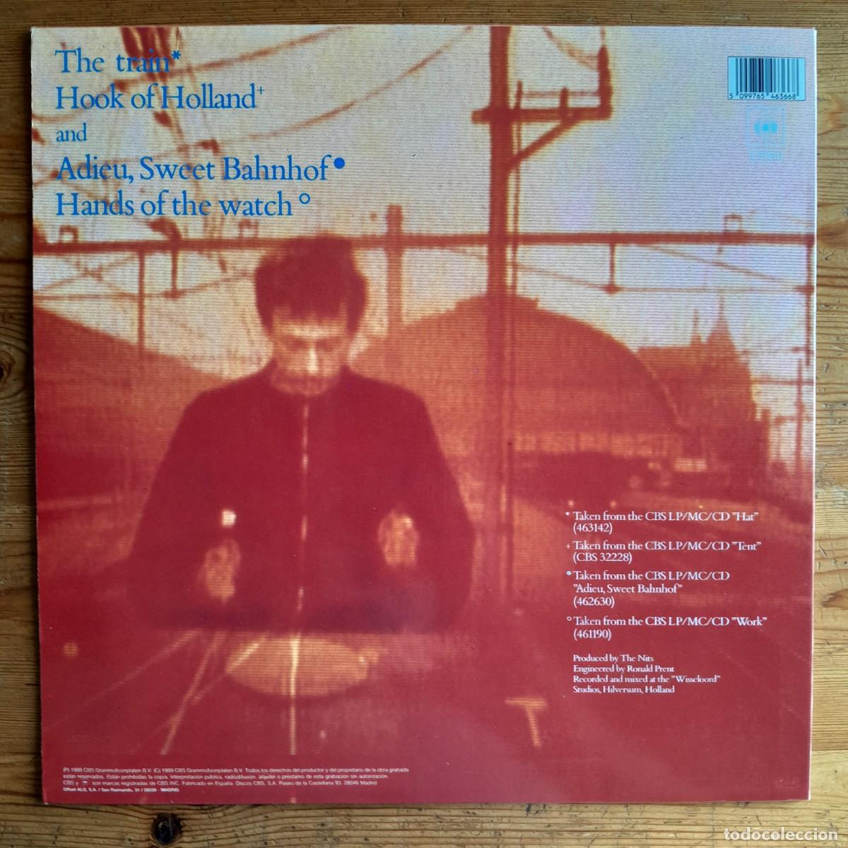 Discos de vinilo: THE NITS : THE TRAIN [CBS - ESP 1988] 12&rdquo; - Foto 2