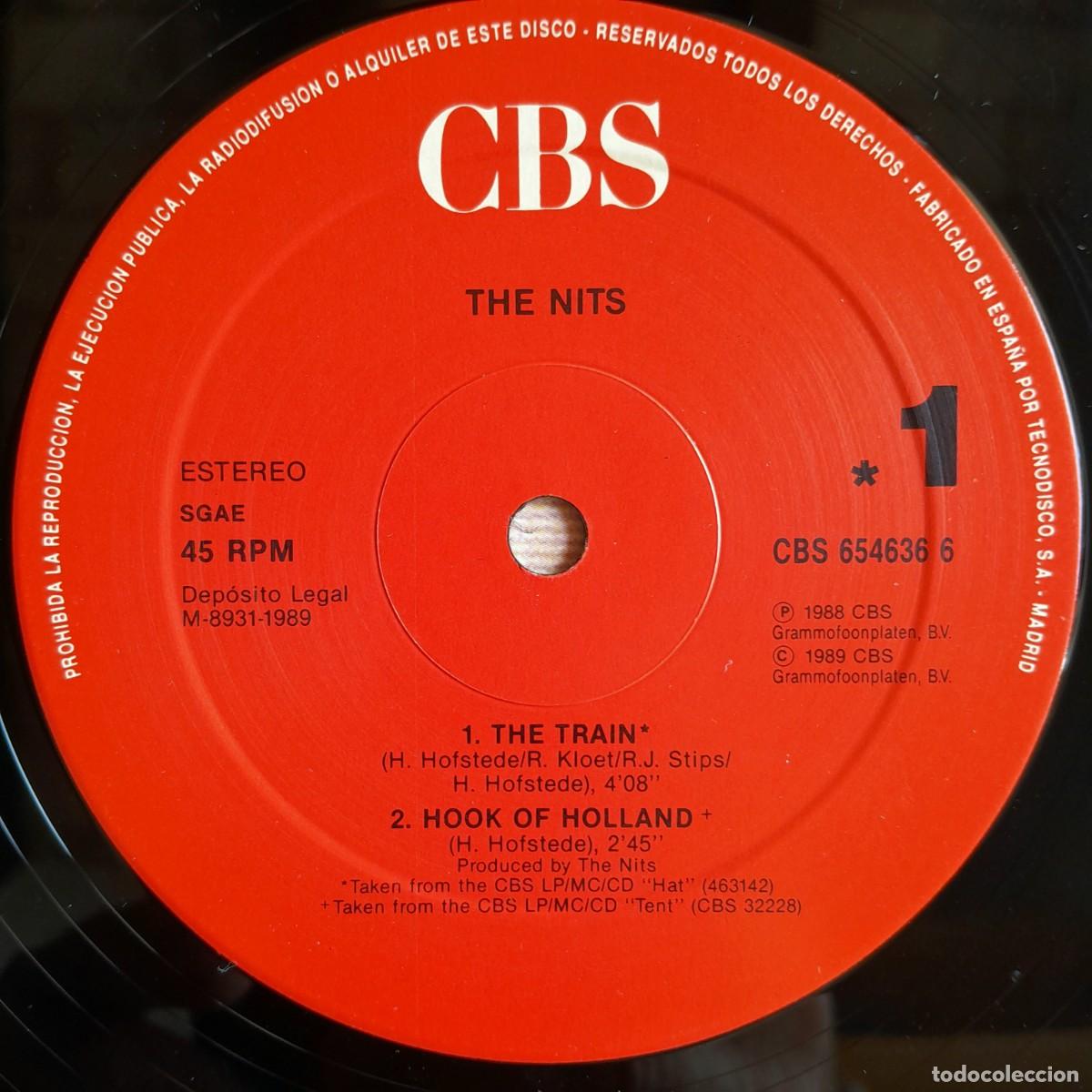 Discos de vinilo: THE NITS : THE TRAIN [CBS - ESP 1988] 12&rdquo; - Foto 3