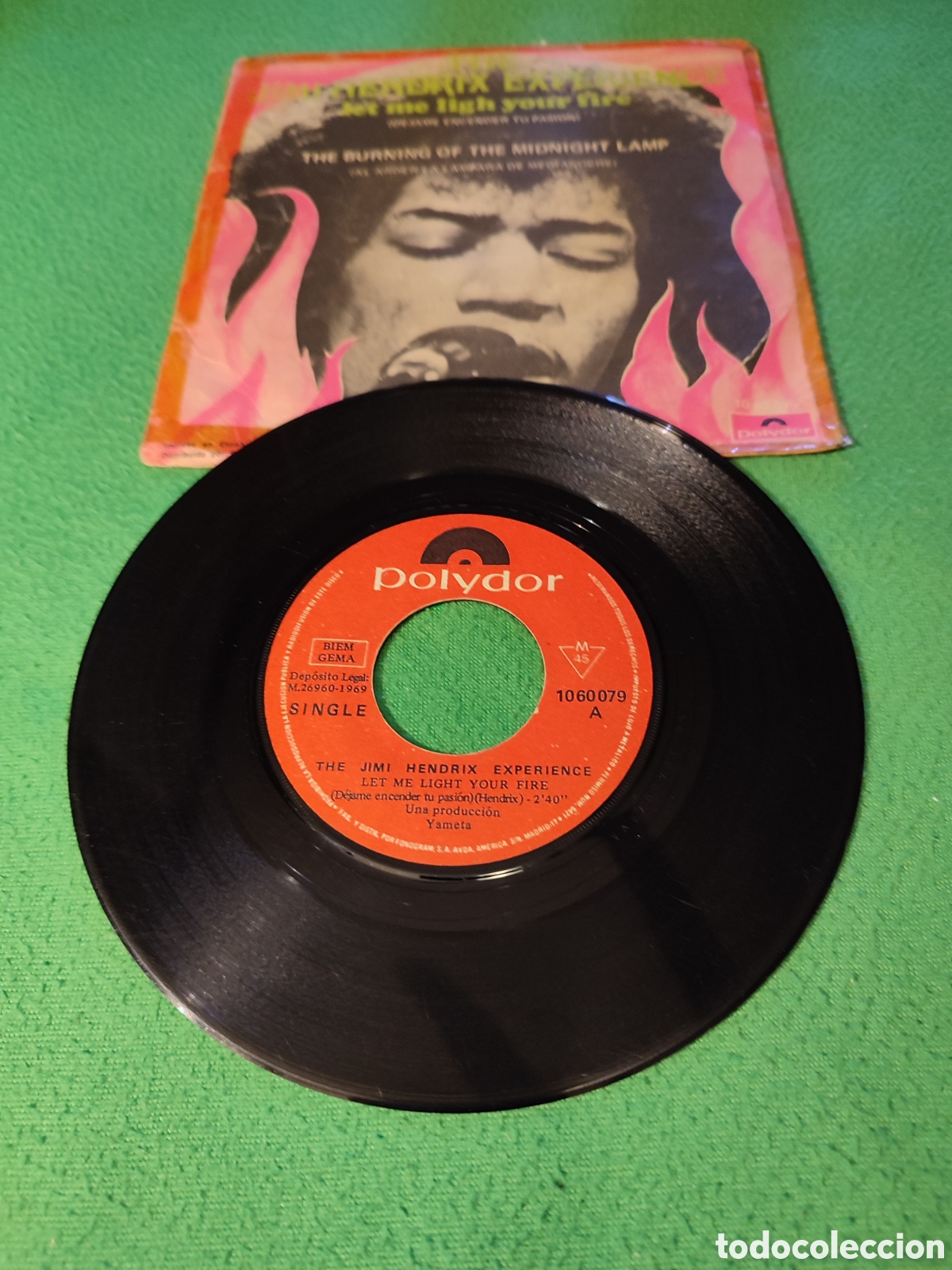 Discos de vinilo: Jimi Hendrix Experience - Let me light your fire - Foto 2