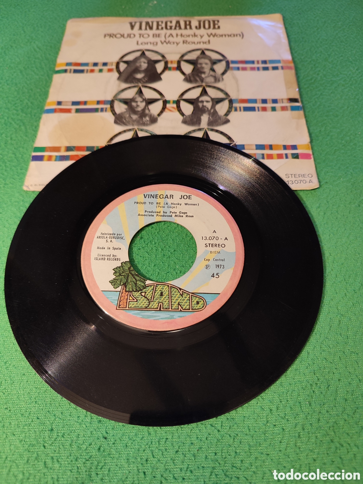 Discos de vinilo: Vinegar Joe - Proud to be - Foto 2