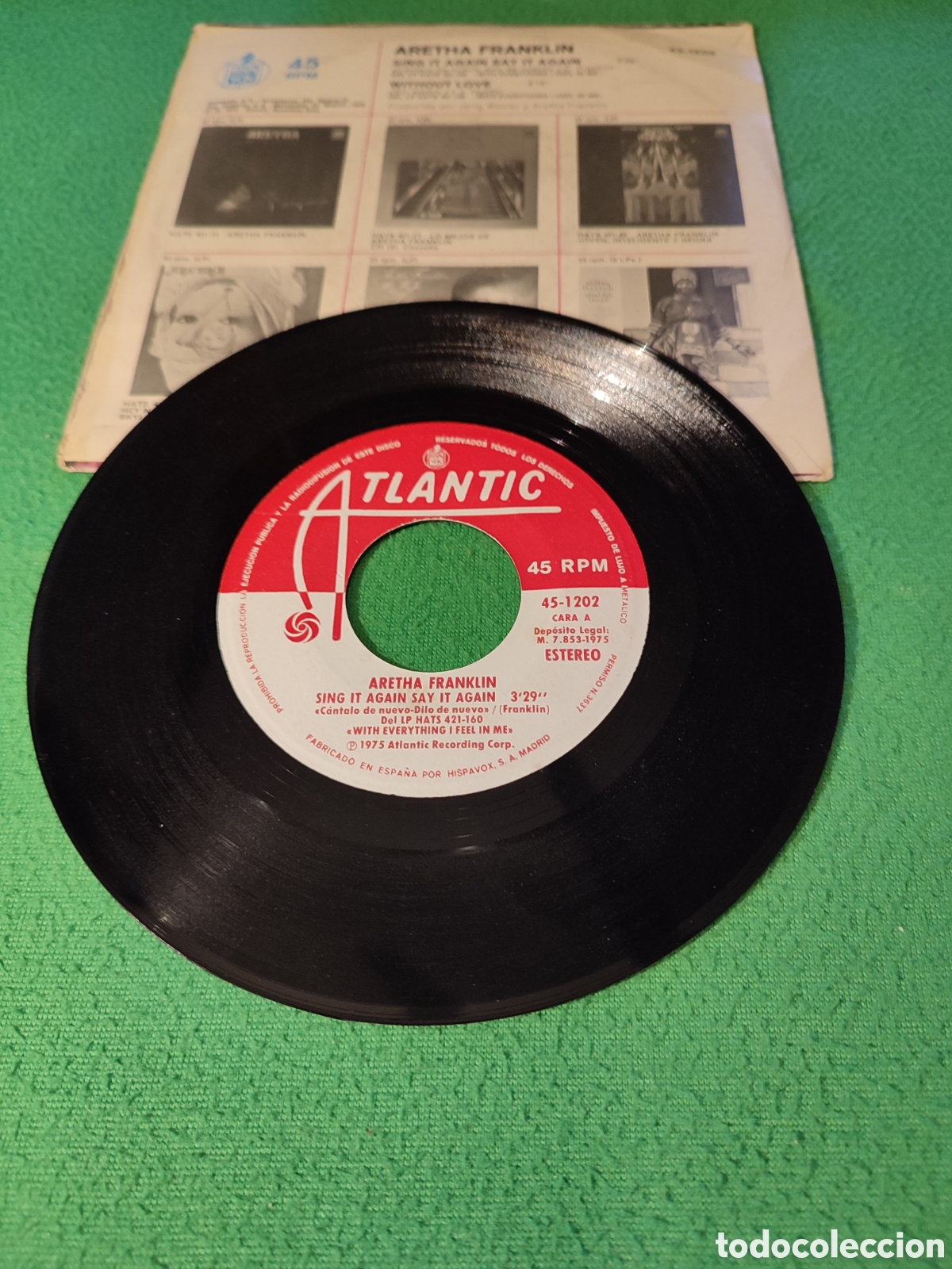 Discos de vinilo: Aretha Franklin - Sing It again say It again - Foto 2