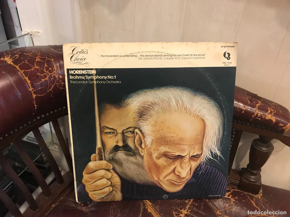 Discos de vinilo: LP. CRITICS CHOICE. HORENSTEIN. BRAHMS/ SYMPHONY N&ordm; 1 - Foto 1