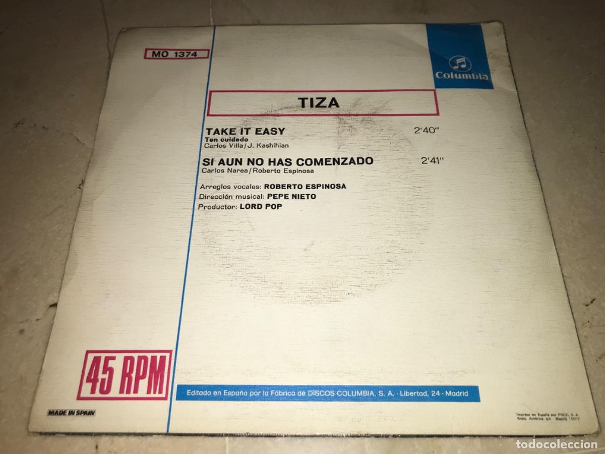 Discos de vinilo: TIZA-TAKE IT EASY-ORIGINAL 1973-PROMO - Foto 2