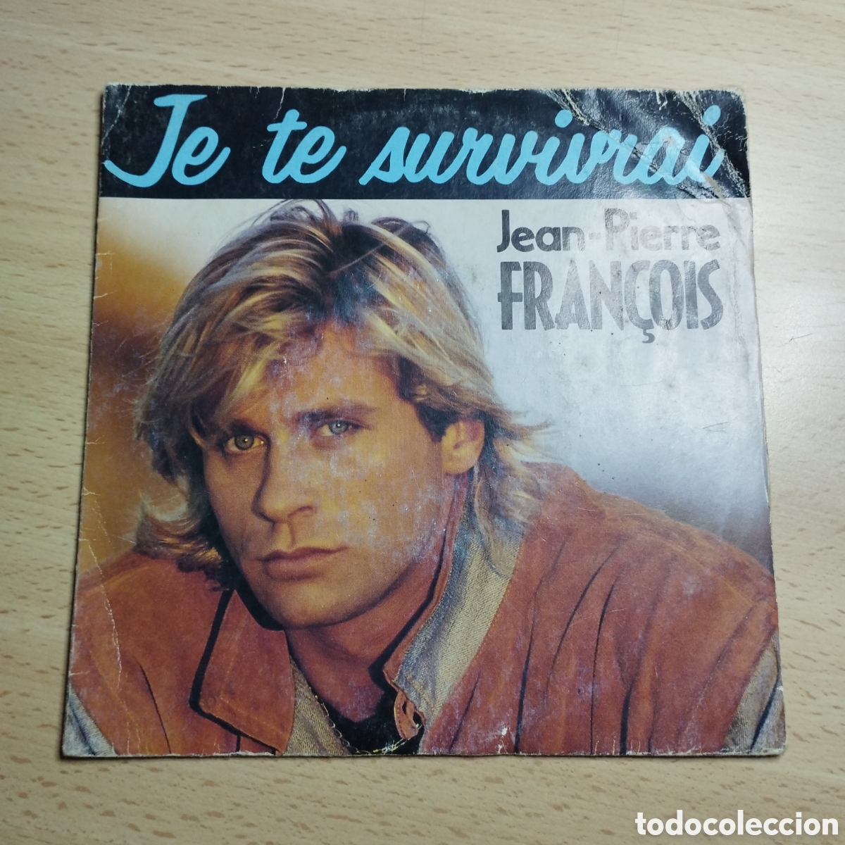 Discos de vinilo: Single 7&rdquo; Jean - Pierre Fran&ccedil;oise 1989 France . Je te sirvi&oacute;vrai + je l'ai revue hier soir.