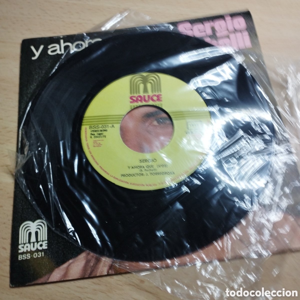Discos de vinilo: Single 7&rdquo; Sergio Fachelli 1978 Y ahora que + so&ntilde;&eacute; . - Foto 3