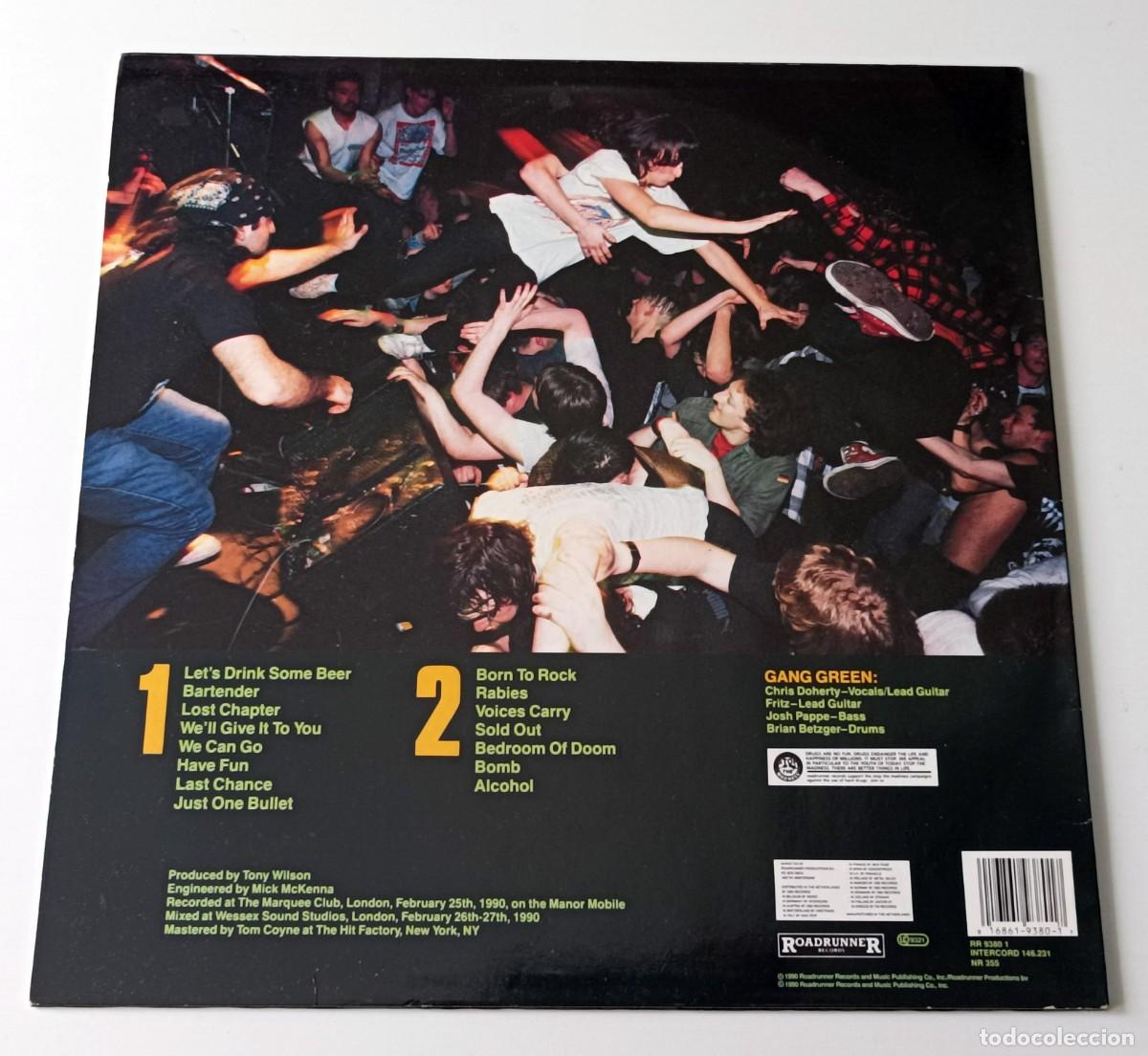 Discos de vinilo: LP GANG GREEN - CAN&acute;T LIVE WITHOUT IT - Foto 2