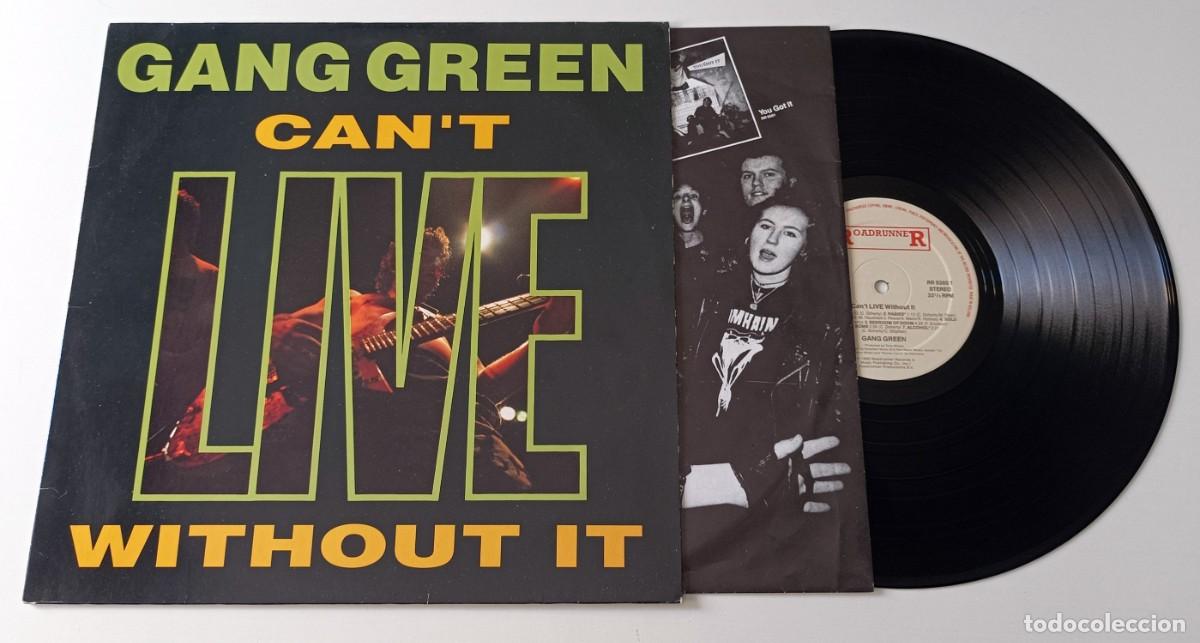 Discos de vinilo: LP GANG GREEN - CAN&acute;T LIVE WITHOUT IT - Foto 3