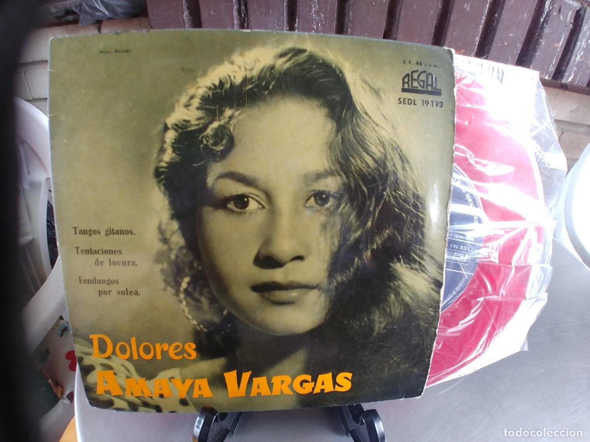 Discos de vinilo: DOLORES AMAYA VARGAS-EP TANGOS GITANOS +2 - Foto 1
