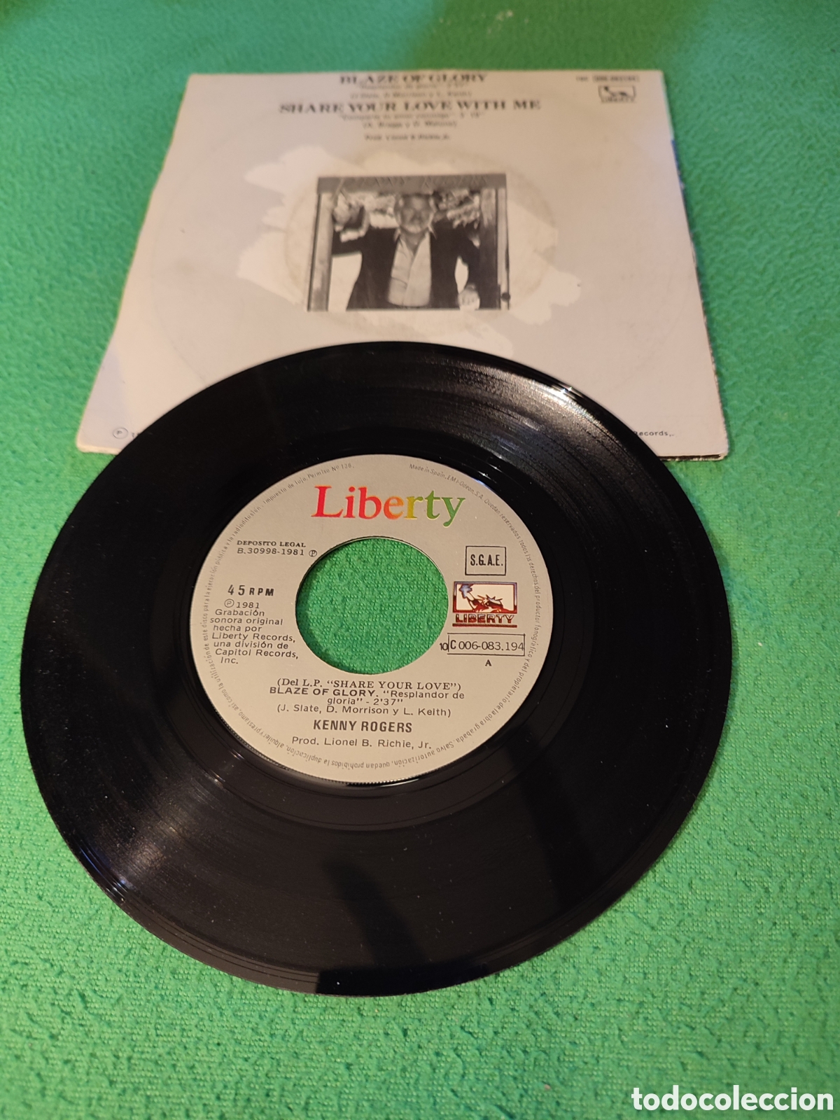 Discos de vinilo: Kenny Rogers - Resplandor de gloria - Foto 2