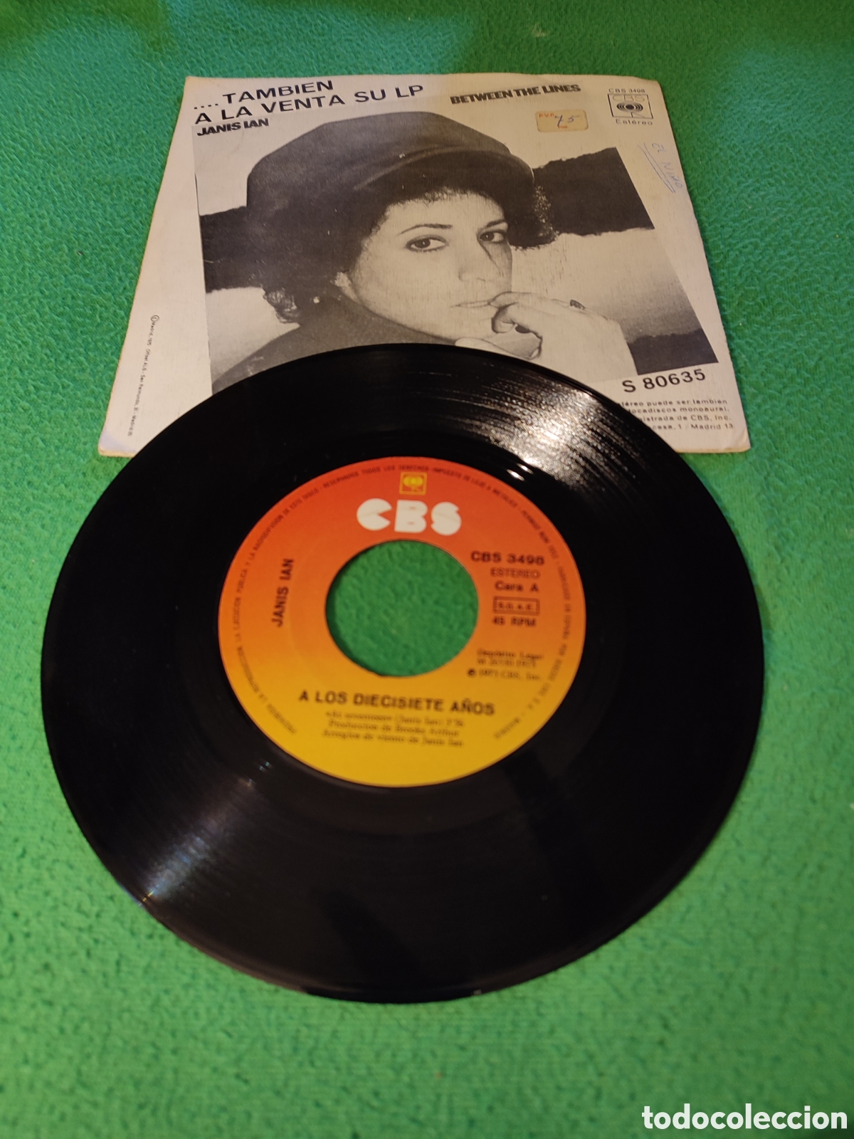 Discos de vinilo: Janis Ian - A los diecisiete a&ntilde;os - Foto 2