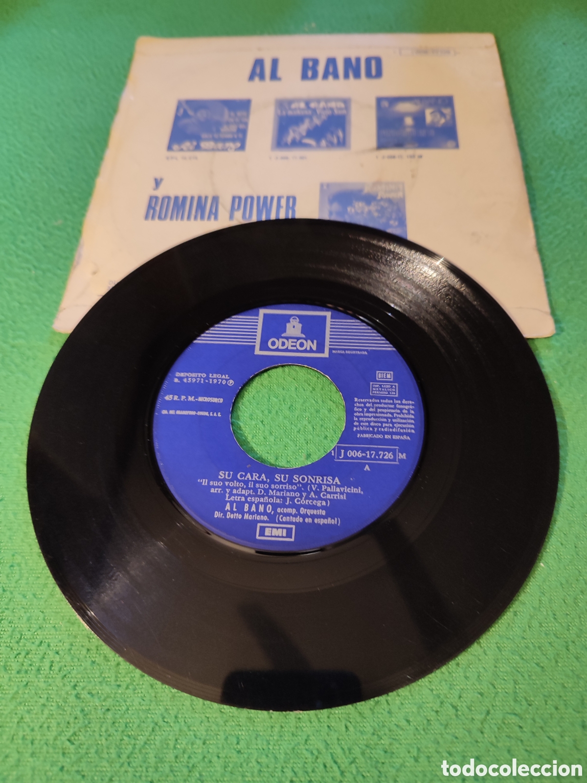 Discos de vinilo: Al Bano - Su cara , su sonrisa - Foto 2