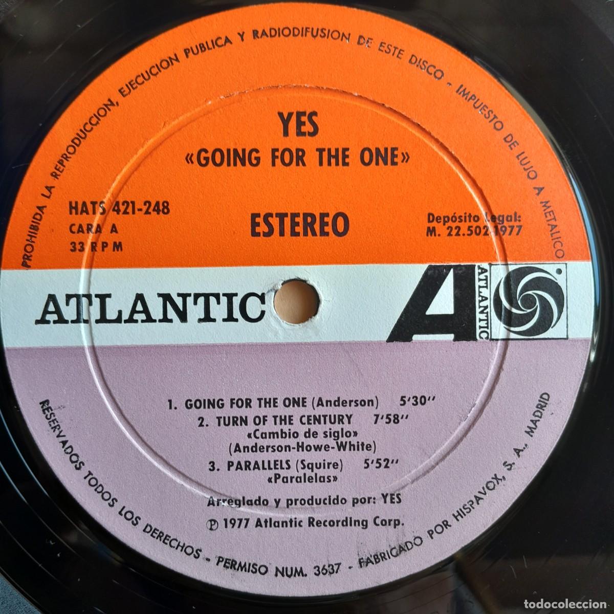 Discos de vinilo: YES : GOING FOR THE ONE [ATLANTIC - ESP 1977] LP/TRIFOLD - Foto 5
