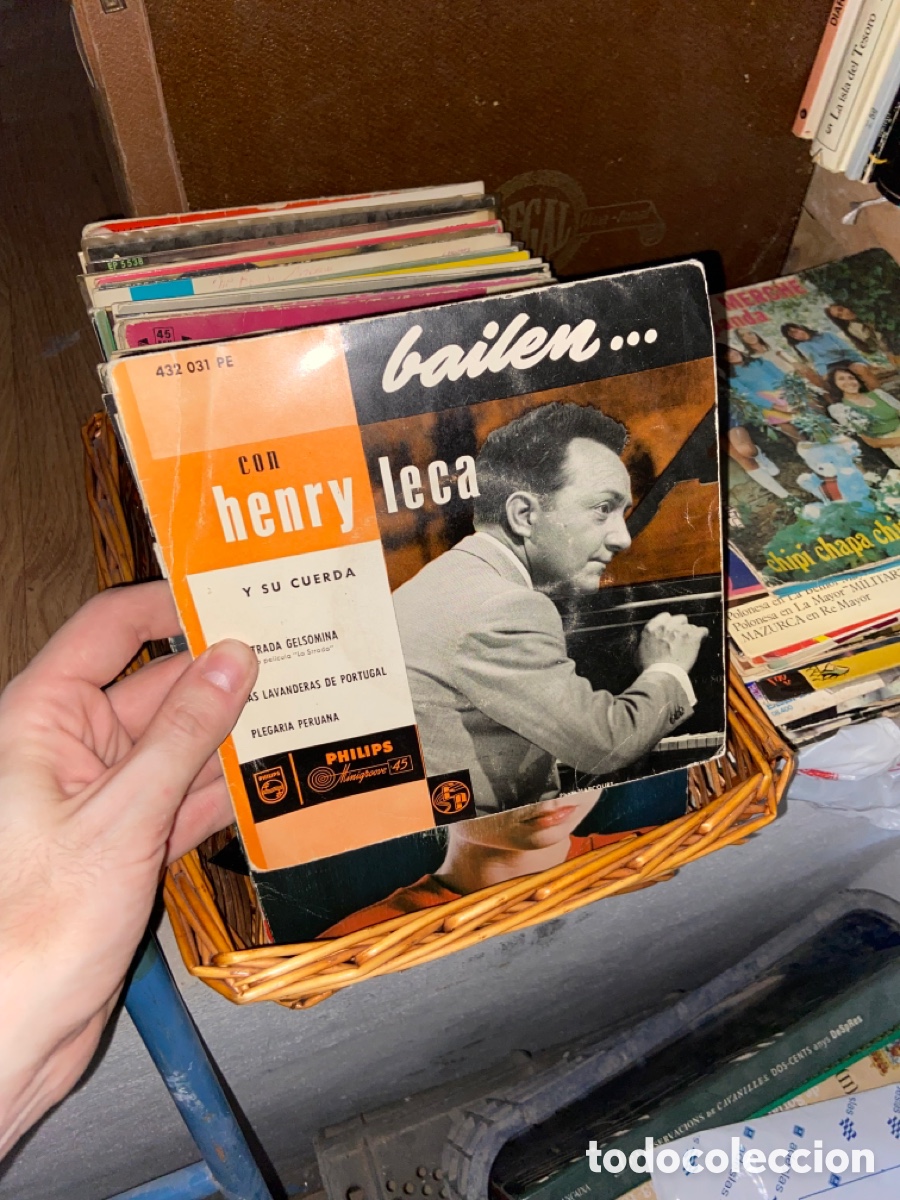 Discos de vinilo: Vinilo peque&ntilde;o bailen con henry leca - Foto 1
