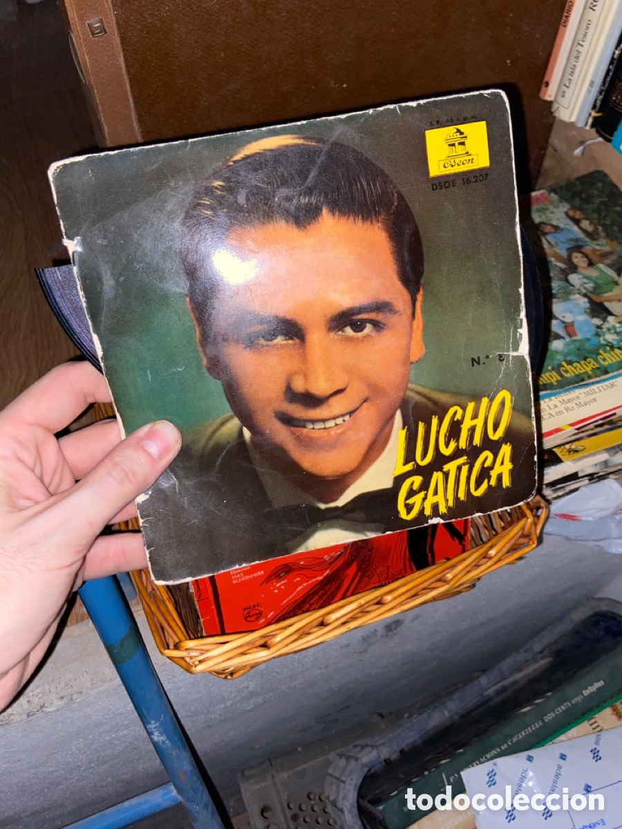Discos de vinilo: Ep lucho gatica vinilo peque&ntilde;o - Foto 1