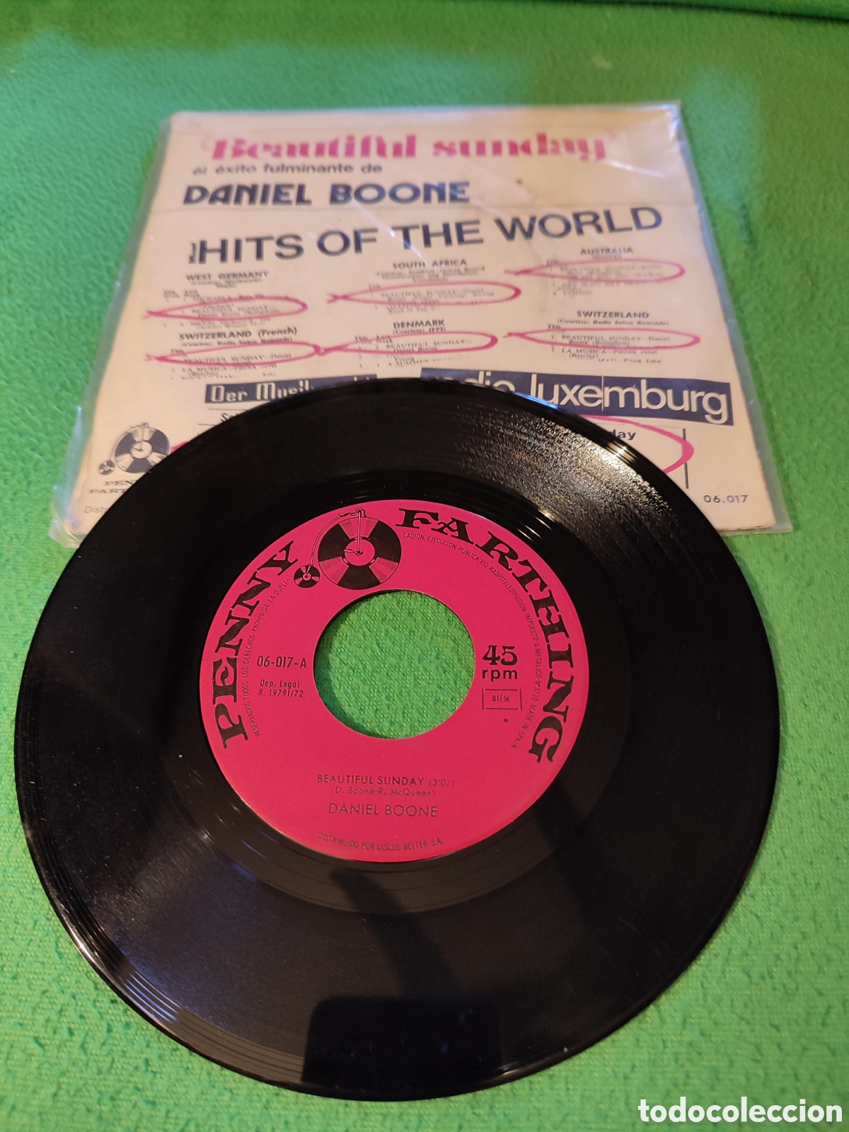 Discos de vinilo: Daniel Boone - Beautiful Sunday - Foto 2