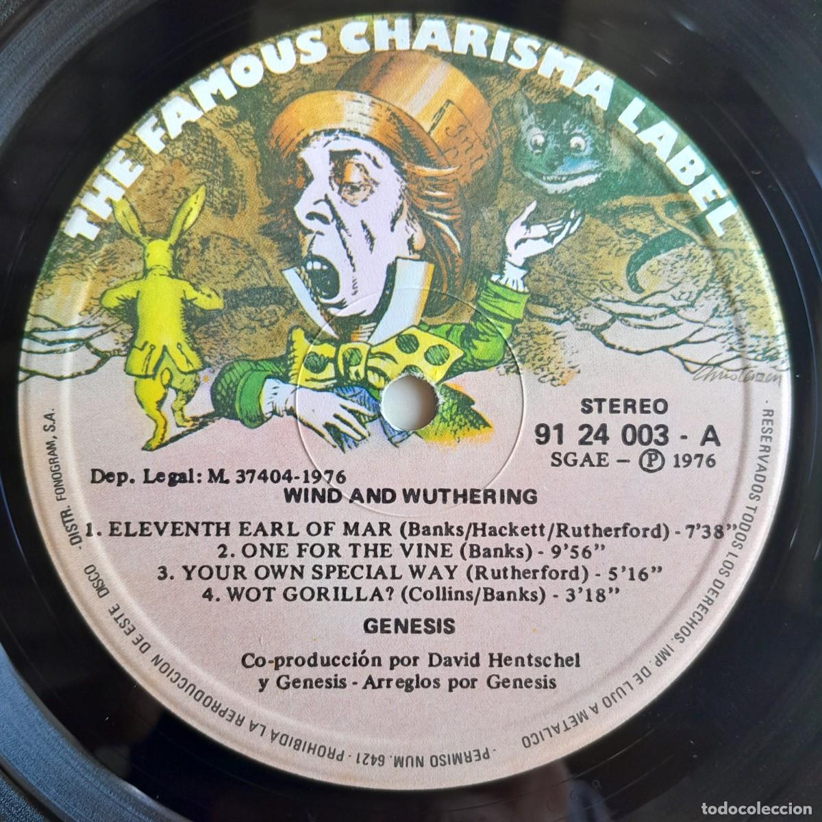 Discos de vinilo: GENESIS : WIND & WUTHERING [CHARISMA - ESP 1976] LP/GAT - Foto 4