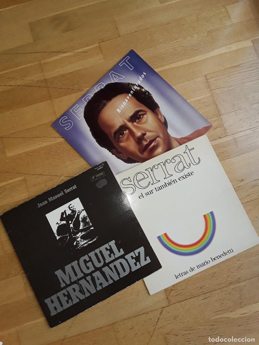 Discos de vinilo: 3 elep&eacute;s de JM Serrat - Foto 1