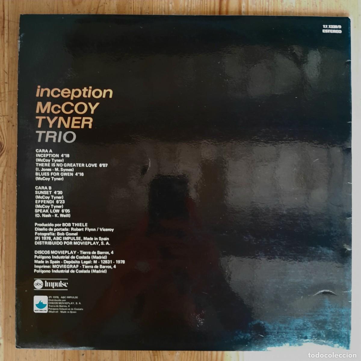 Discos de vinilo: McCOY TYNER : INCEPTION [ABC IMPULSE - ESP 1978] LP/GAT - Foto 2