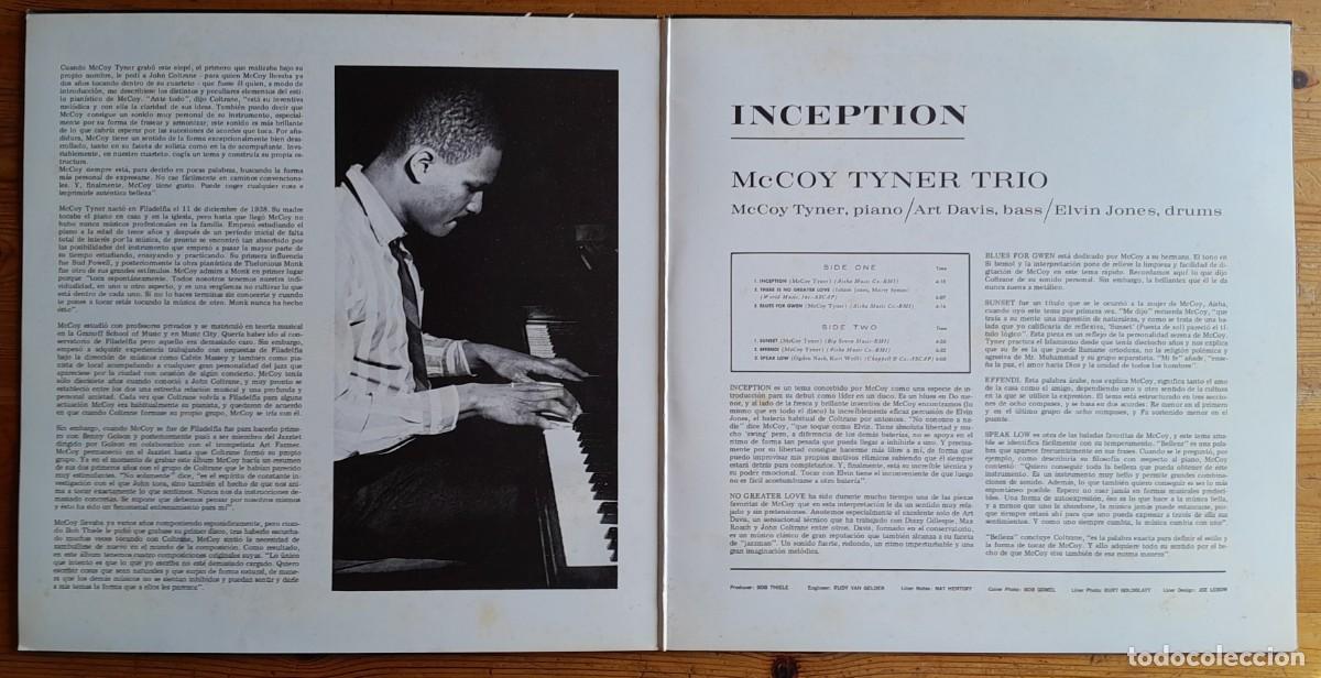 Discos de vinilo: McCOY TYNER : INCEPTION [ABC IMPULSE - ESP 1978] LP/GAT - Foto 3