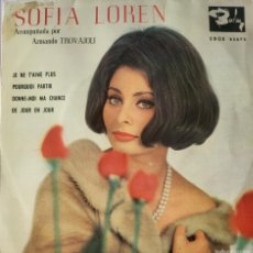 Discos de vinilo: SOFÍA LOREN EP SELLO BARCLAY EDITADO EN ESPAÑA AÑO 1963...