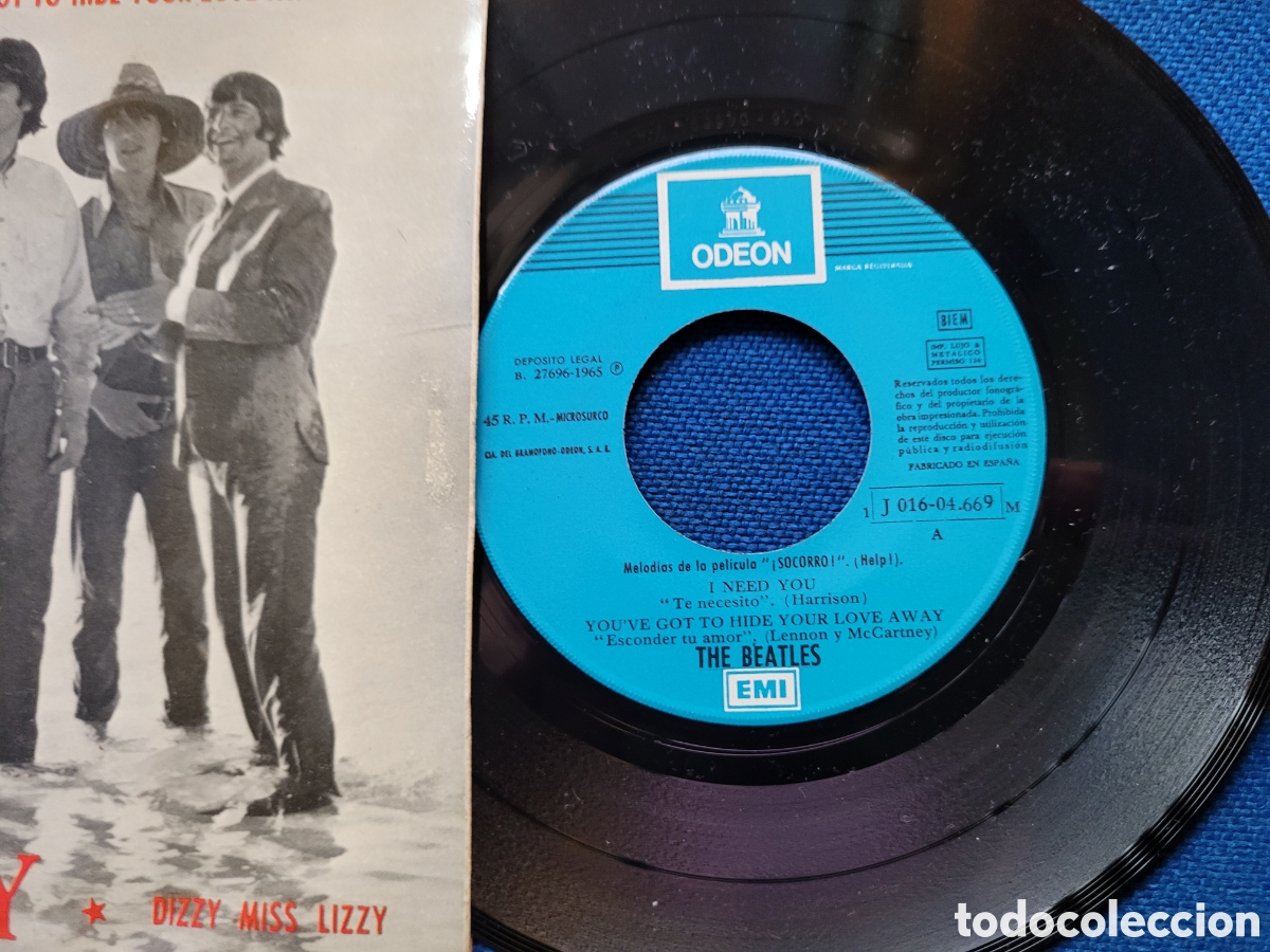 Discos de vinilo: BEATLES SINGLE EP RE EDICION ORIGINAL SIN USO - Foto 2