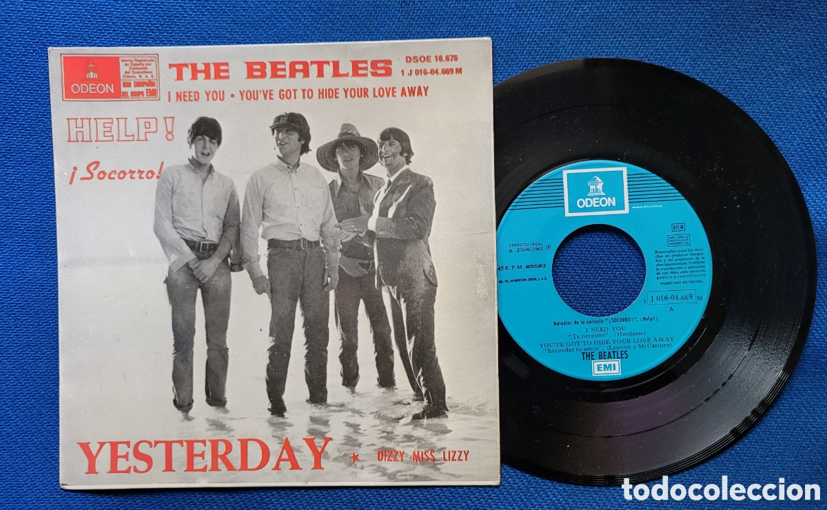 Discos de vinilo: BEATLES SINGLE EP RE EDICION ORIGINAL SIN USO - Foto 1